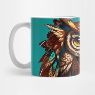 Tribal Owl Mug